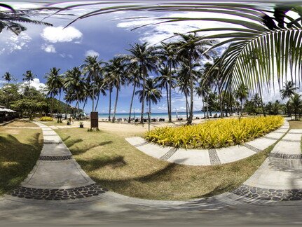 sabang beach in palawan