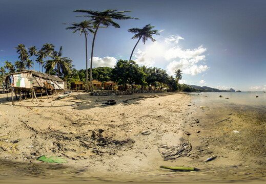 shanti town in el nido