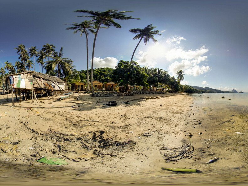 shanti town in el nido
