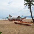 Bancas on the beach