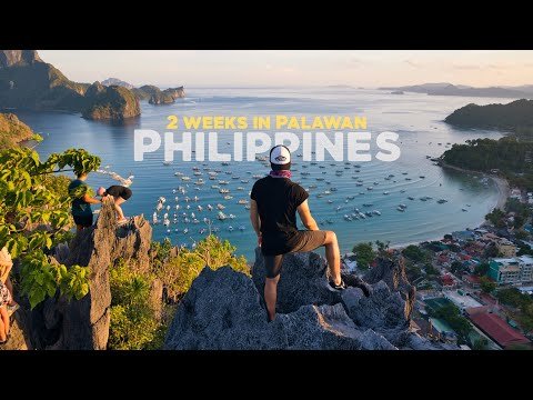 Thumbnail sa YouTube ng dokumentaryo ng ARC Travels tungkol sa dalawang linggong paglalakbay sa Palawan.